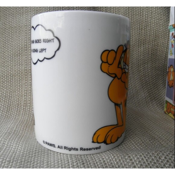 NEW by PAWS, RARE GARFIELD CERAMIC MUG 14 OUNCES, COFFEE, TEA, HOT OR COLD. - Picture 7 of 12